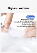 100 pçs toalha de rosto descartável natural viagem limpeza facial molhado e seco removedor de maquiagem pérola