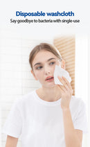 100 pçs toalha de rosto descartável natural viagem limpeza facial molhado e seco removedor de maquiagem pérola