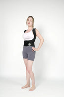 Corretor de postura para mulheres e homens, cinta de postura de ombro ajustável, usado para coluna superior média