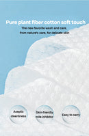 100 pçs toalha de rosto descartável natural viagem limpeza facial molhado e seco removedor de maquiagem pérola