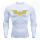 Camisa de compressão ginásio esportes topo secagem rápida respirável preto fitness roupas esportivas musculação