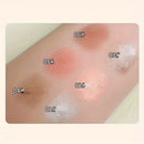 2 em 1 sombra perolada lápis bastão à prova d'água glitter fosco