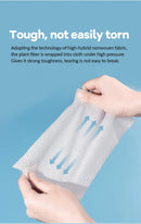 100 pçs toalha de rosto descartável natural viagem limpeza facial molhado e seco removedor de maquiagem pérola